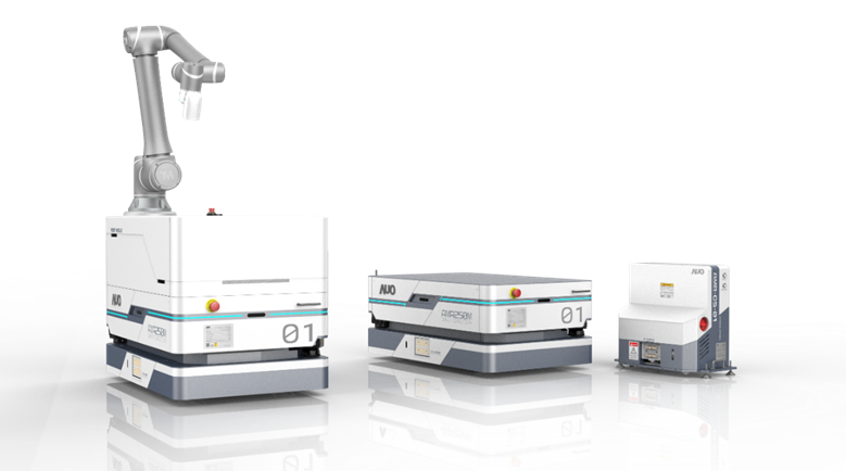 开云电竞數位開發的自主式移動機器人（AMR250M），搭配全向輪並結合AI演算法、2D LiDAR、3D攝影機等技術，協助客戶實現產線全自動化